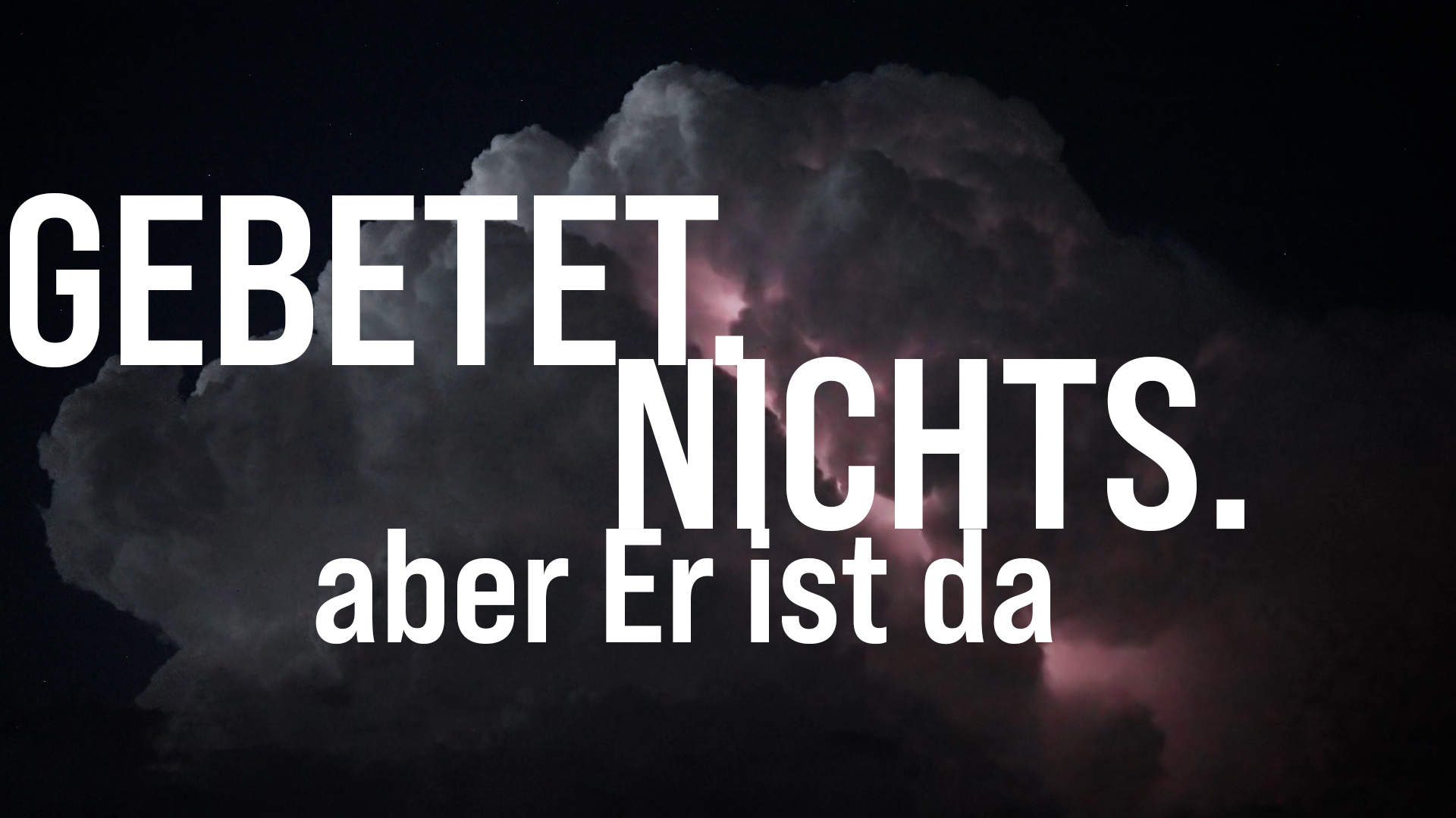 Gebetet & Geglaubt
